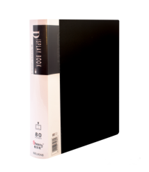 Mapă cu 80 folii, A4, culori asortate, SEL80AB